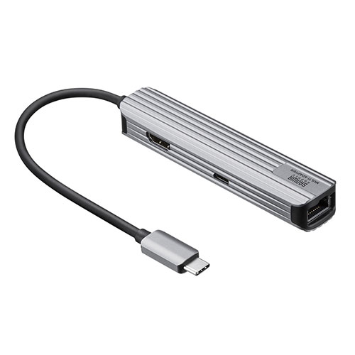 掠ץ饤 USB Type-CޥѴץ HDMI+LAN ֥15cm USB-3TCHLP7S /l