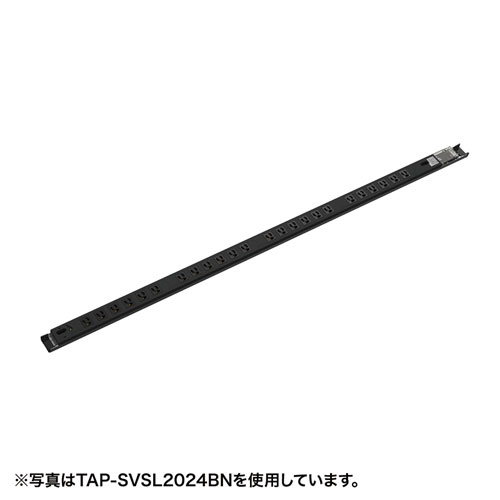 サンワサプライ 19インチサーバーラック用コンセント 20A TAP-SVSL209BN /l