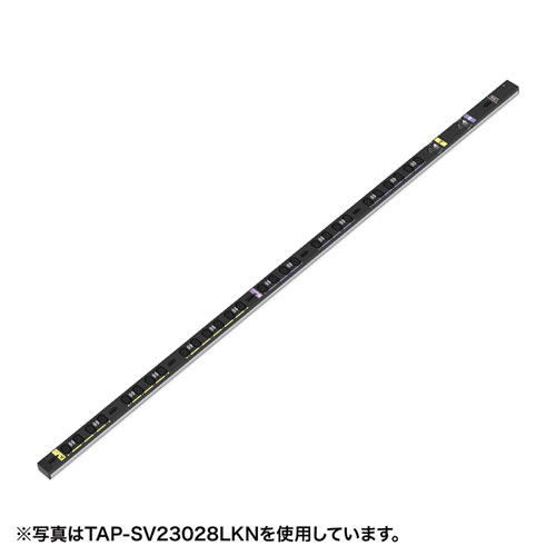 サンワサプライ 19インチサーバーラック用コンセント 200V 30A 抜け防止ロック機能付き TAP-SV2308LKN /l