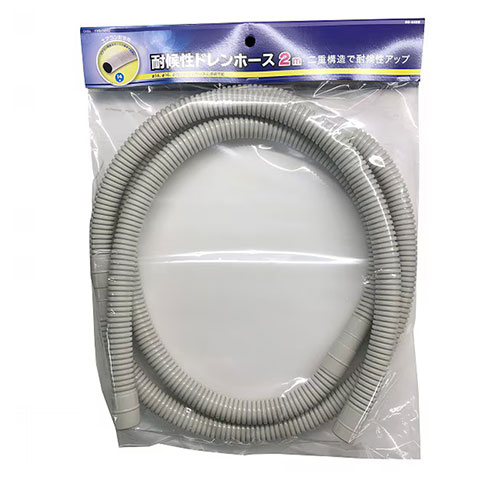 まとめ得 オーム電機 耐候性ドレンホース 2m φ14・16・18対応 00-4408 FHD-14W2 x [4個] /l |  | 02