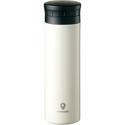 まとめ得 カクセー cococafe ココカフェ 真空二重マグ300ml ホワイト 軽量モデル CC-30W x [2個] /l