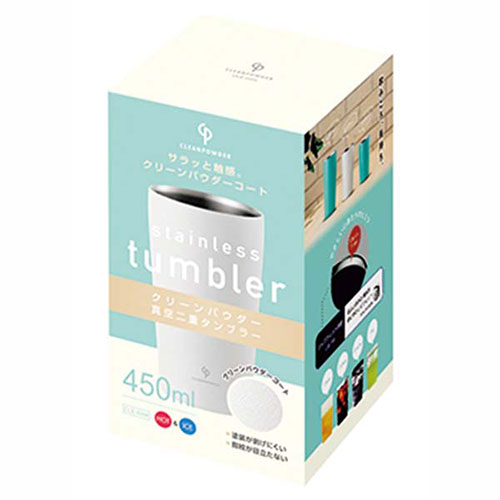 まとめ得 カクセー クリーンパウダー 真空二重タンブラー 630ml ホワイト CLE-04W x [3個] /l |  | 01
