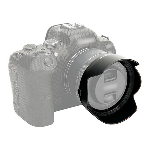 JJC レンズフード Canon RF50mm/f1.8STM対応 VJJC-LH-ES65B2 /l｜web-twohan｜03