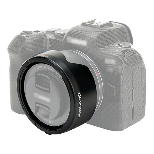 JJC レンズフード Canon RF50mm/f1.8STM対応 VJJC-LH-ES65B2 /l｜web-twohan｜04