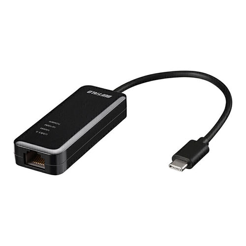 まとめ得 BUFFALO LANアダプター(USB Type-C) Giga & USB 3.2(Gen1)対応 ブラック LUA5-U3-CGTE-BK x [2個] /l