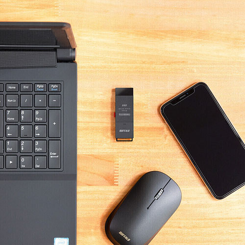 BUFFALO 外付けSSD 1TB USB-A+USB-C接続 Mac Windows対応 ブラック SSD-SCH1.0U3-BA /l |  | 03