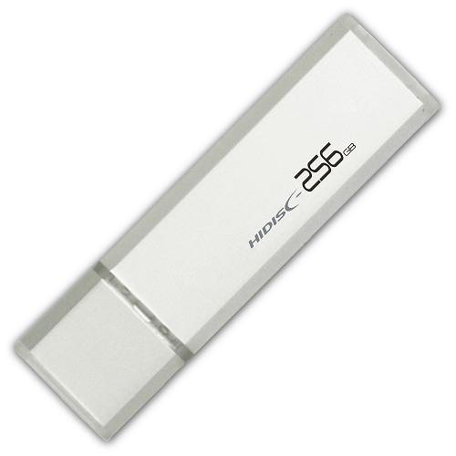 HIDISC USB 3.0 フラッシュドライブ 256GB シルバー キャップ式 HDUF114C256G3 /l｜web-twohan