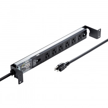 サンワサプライ サーバーラック用コンセントバー1U TAP-SVSL156-1U /a