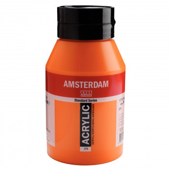 まとめ得 アムステルダム アクリリックカラー 1000ml アゾオレンジ