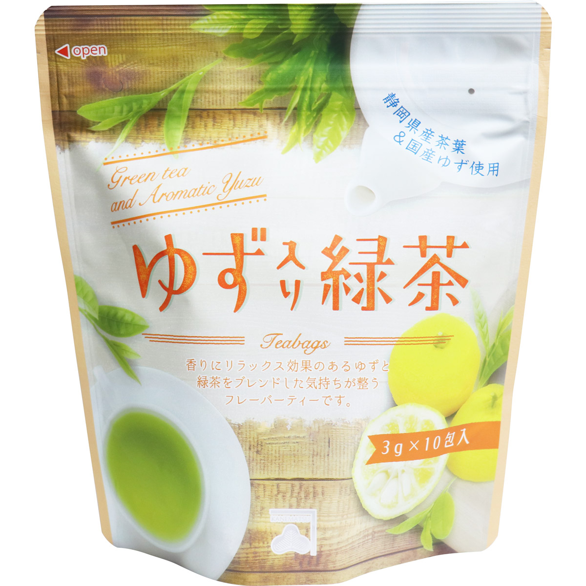 Yahoo! Yahoo!ショッピング(ヤフー ショッピング)まとめ得 ※ゆず入り緑茶 ティーバッグ 3g×10包入 x [5個] /k