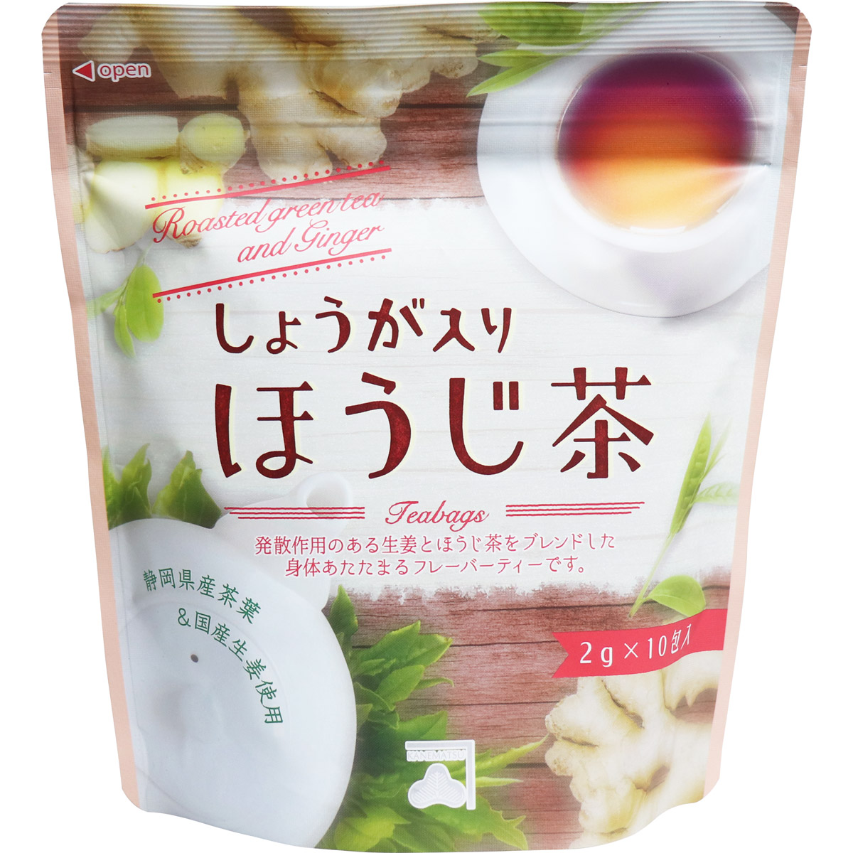Yahoo! Yahoo!ショッピング(ヤフー ショッピング)まとめ得 ※しょうが入りほうじ茶 ティーバッグ 2g×10包入 x [5個] /k