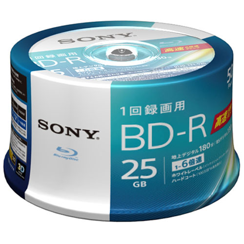 まとめ得 SONY ソニー ビデオ用ブルーレイディスク 6倍速対応BD R 25GB 50枚パック 50BNR1VJPP6 x [4個] /l :l3 4548736058170 m:WEB TWOHAN in