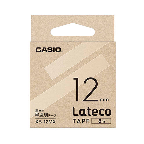 ޤȤ ׻ Lateco ͤؤѥơ 12mm ȾƩơ׹ʸ XB-12MX x [4] /l