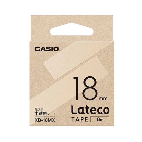 ޤȤ ׻ Lateco ͤؤѥơ 18mm ȾƩơ׹ʸ XB-18MX x [4] /l