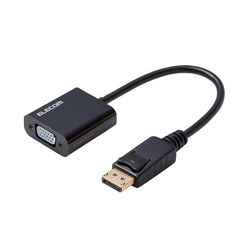 まとめ得 エレコム 変換アダプタ/DisplayPort VGA/ブラック AD DPVGABK x [3個] /l :l3 4549550126045:WEB TWOHAN in