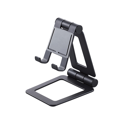 まとめ得 エレコム タブレット用スタンド/アルミスタンド/角度調節可能/ブラック TB-DSCHALBK x [4個] /l
