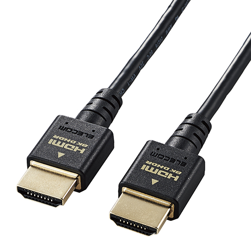 まとめ得 エレコム HDMI ケーブル HDMI2.1 ウルトラハイスピード スリム 8K4K対応 2m ブラック DH HD21ES20BK x [3個] /l :l3 4549550210386:WEB TWOHAN in