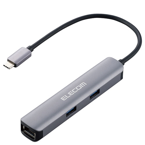 まとめ得 エレコム USB Type-C(TM)ドッキングステーション/アルミモデル DST-C17SV x [4個] /l