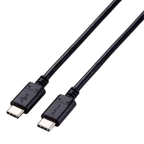 まとめ得 エレコム USB2.0ケーブル(認証品、USB Type-C(TM) to USB Type-C(TM)) U2C-CC5PC20NBK x [4個] /l