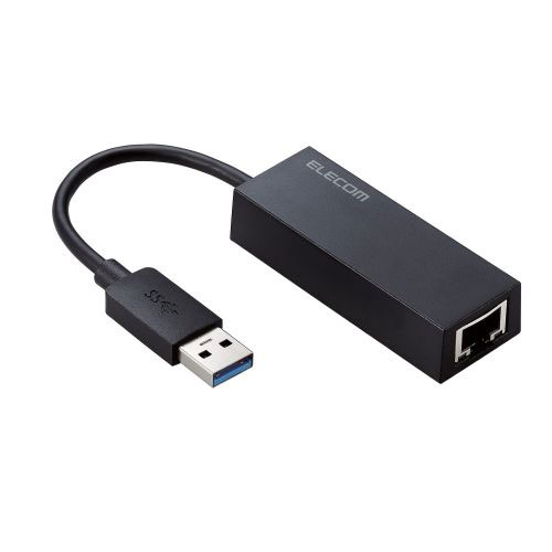 まとめ得 エレコム 有線LANアダプター 1000/100/10Mbps USB3.2(Gen1) ブラック EDC-GUA3V2-B x [4個] /l