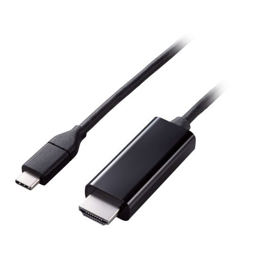 まとめ得 エレコム USB Type C(TM)用HDMI映像変換ケーブル(やわらかタイプ) MPA CHDMIY20BK x [4個] /l :l3 4549550276955 m:WEB TWOHAN in