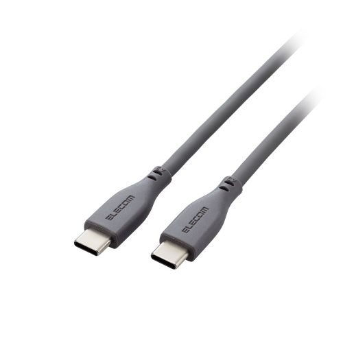 まとめ得 エレコム USB2.0ケーブル USB Type C USB Type C/100W対応/なめらか MPA CC5PSS20GY x [4個] /l :l3 4549550304658 m:WEB TWOHAN in