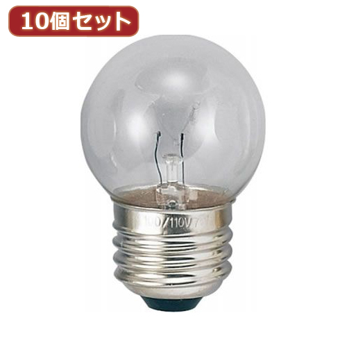 まとめ得 YAZAWA 10個セット ベビーボール球10WクリアE26 G402610CX10 x [4個] /l