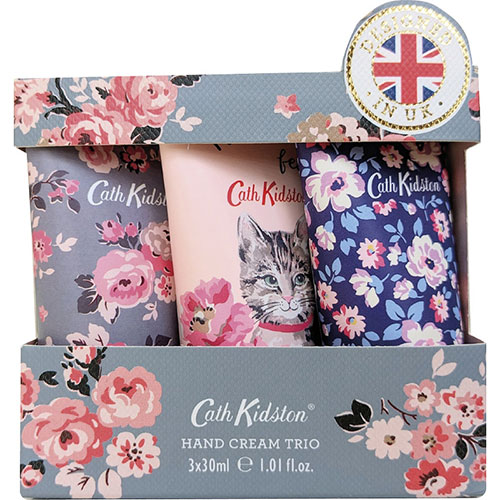 Yahoo! Yahoo!ショッピング(ヤフー ショッピング)まとめ得 Cath Kidston ハンドクリームトリオ キャット&フラワー C5025019 x [3個] /l