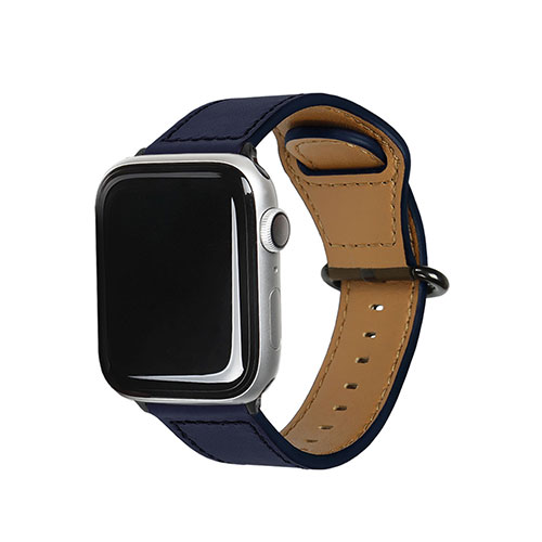 まとめ得 EGARDEN GENUINE LEATHER STRAP for Apple Watch 49/45/44/42mm Apple Watch用バンド ネイビー EGD20587AW x [4個] /l :l3 4570047545872 m:WEB TWOHAN in