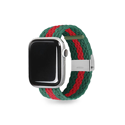 まとめ得 EGARDEN LOOP BAND for Apple Watch 41/40/38mm グリーン レッド EGD23114AW x [4個] /l :l3 4570047571147 m:WEB TWOHAN in