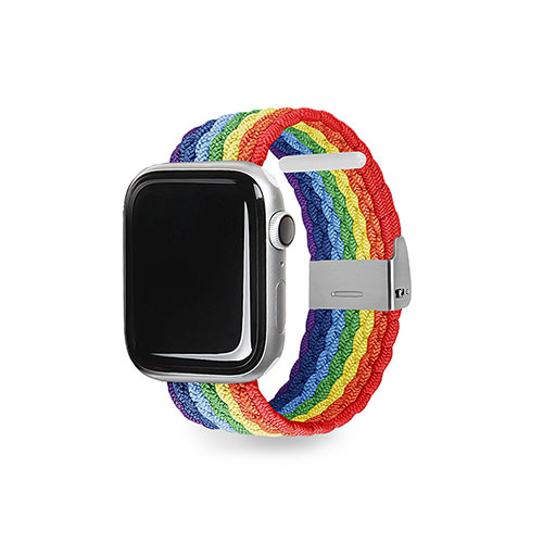 まとめ得 EGARDEN LOOP BAND for Apple Watch 41/40/38mm レインボーストライプ EGD23116AW x [4個] /l :l3 4570047571161 m:WEB TWOHAN in