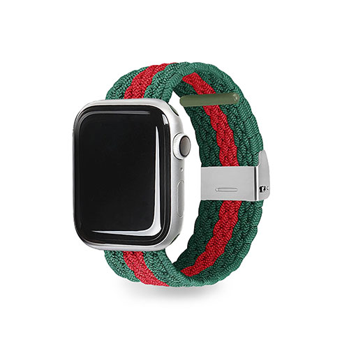 まとめ得 EGARDEN LOOP BAND for Apple Watch 45/44/42mm グリーン レッド EGD23119AW x [4個] /l :l3 4570047571192 m:WEB TWOHAN in