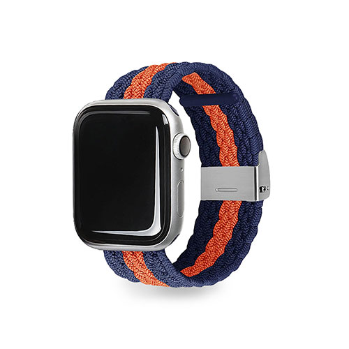 まとめ得 EGARDEN LOOP BAND for Apple Watch 45/44/42mm ネイビー オレンジ EGD23120AW x [4個] /l :l3 4570047571208 m:WEB TWOHAN in