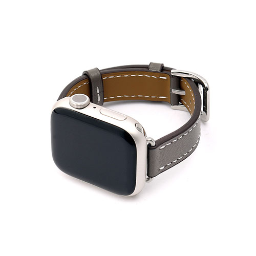 まとめ得 WEARPLANET Slim Line クラシック本革バンド for Apple Watch 41/40/38mm ディムグレー WP23145AW x [4個] /l :l3 4570047571451 m:WEB TWOHAN in