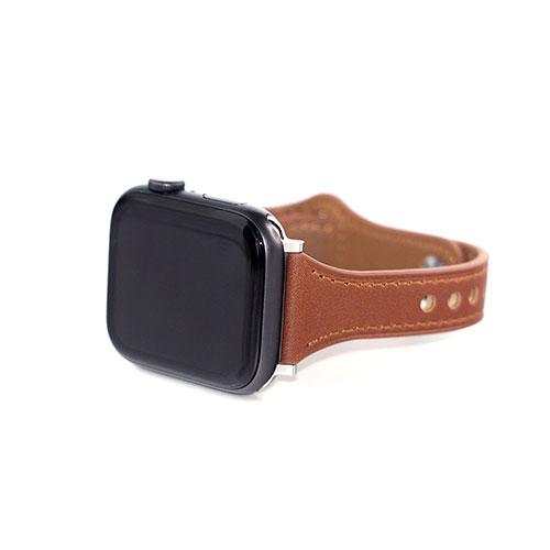 まとめ得 WEARPLANET Slim Line フラット本革バンド for Apple Watch 45/44/42mm メープルブラウン WP23208AWAM x [4個] /l :l3 4570047572083 m:WEB TWOHAN in