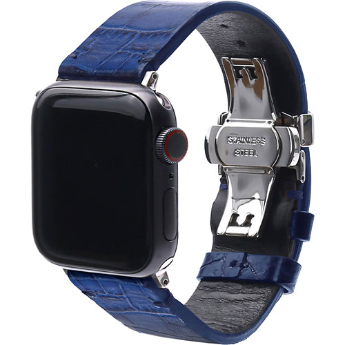 まとめ得 Abbi SIGNATURE LIPARI イタリアンレザーバンド for Apple Watch 49/45/44/42mm ネイビー ABS26142AW x [4個] /l :l3 4570047611423 m:WEB TWOHAN in