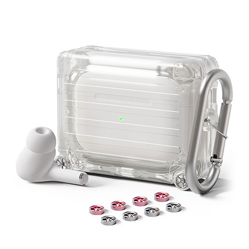 まとめ得 miak ミアック キャリーケース for AirPods Pro クリア MA26958APP x [3個] /l |  | 01