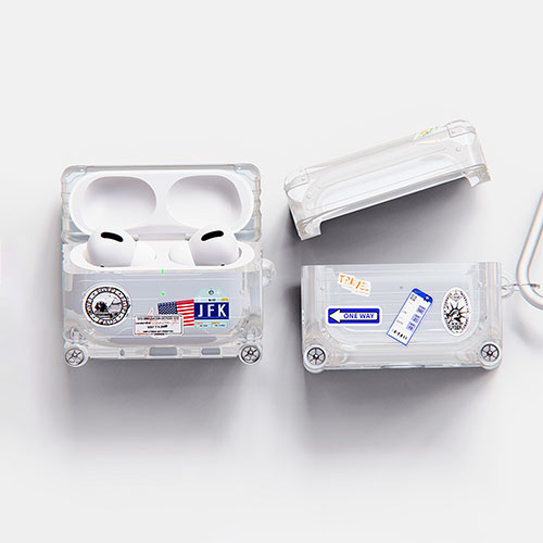 まとめ得 miak ミアック キャリーケース for AirPods Pro クリア MA26958APP x [3個] /l |  | 03