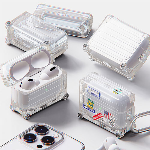 まとめ得 miak ミアック キャリーケース for AirPods Pro クリア MA26958APP x [3個] /l |  | 04
