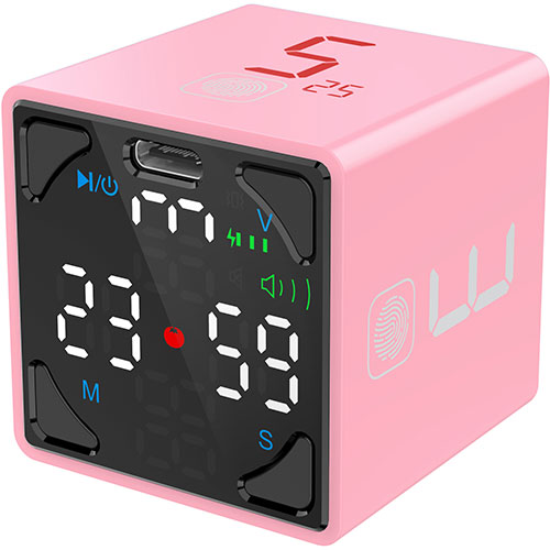 まとめ得 llano TickTime Cube 楽しく時間管理ができるポモドーロタイマー ピンク TK1 Pi1 x [4個] /l :l3 4570121530060 m:WEB TWOHAN in