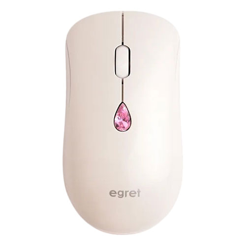 まとめ得 EGRET ワイヤレスジュエリーマウス 誕生月別の人口宝石ボタン 10月 ピンクトルマリン EM23-SJ-10 x [4個] /l | 