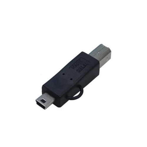 まとめ得 変換名人 変換プラグ USB B(オス)→miniUSB(オス) USBBA-M5A x [10個] /l