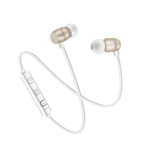 まとめ得 E-SELECT Bluetooth ブルートゥースマグネットステレオイヤホン マイク付 ゴールド ES-MG4BT-GG x [4個] /l | 