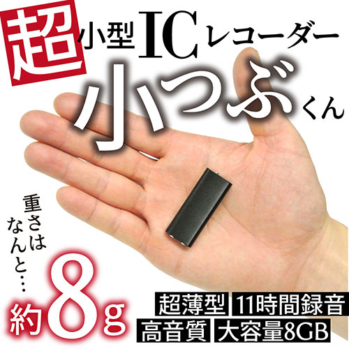まとめ得 キヨラカ 超小型ICレコーダー(+MP3) 小つぶ君 IC-U04 x [3個] /l |  | 01