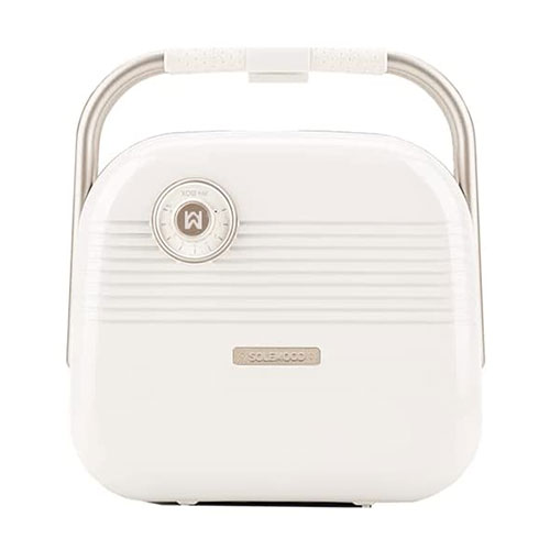 まとめ得 シン三海 ホットサンドメーカー 2枚 アイボリー solemood-hy-6602-hw x [4個] /l | 