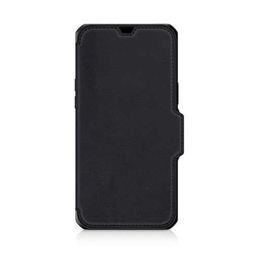 まとめ得 ITSKINS Hybrid Folio Leather for iPhone 13 mini/12 mini [Black with real leather] AP2N-HYBRF-BKRL x [4個] /l