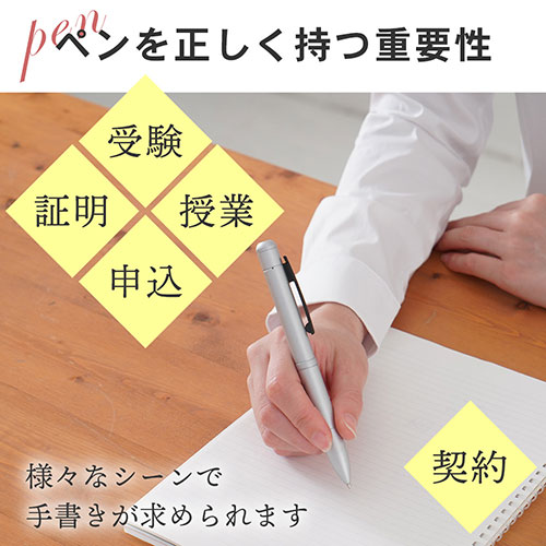 まとめ得 FlukeForest ペンの正しい持ち方が自然に身につく 持ち方サポートグリップ 右・左利き兼用 FF-PENTA-01 x [5個] /l |  | 03
