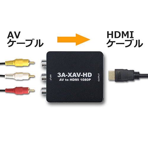 まとめ得 3Aカンパニー レトロコンバーターAV AV to HDMI変換機 3A-XAV-HD x [3個] /l |  | 02