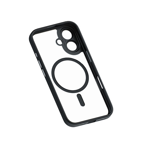 まとめ得 miak ミアック レンズガード一体型MagSafe対応クリアケース for iPhone 16 ブラック MA27192i16 x [4個] /l |  | 02