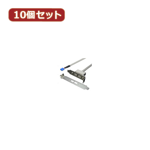 ޤȤ Ѵ̾ 10ĥå USB2.0 PCI֥饱å PCIB-USB2/2FLX10 x [4] /l